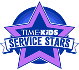 Time for Kids Service Stars logo. 